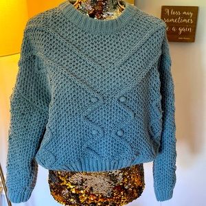 Pull and Bear blue pullover sweater size 28